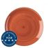 Churchill Stonecast Spiced Orange Coupe Plate 8.66
