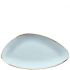 Churchill Stonecast Duck Egg Blue Chefs' Triangle Plate 13.75x7.375