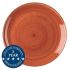 Churchill Stonecast Spiced Orange Coupe Plate 11.25