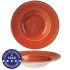 Churchill Stonecast Spiced Orange Profile Wide Rim Bowl 9.5