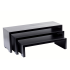 Cascade Black Wooden Buffet Riser 3pc Set