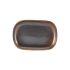 Terra Porcelain Rustic Copper Rectangular Plate 24x16.5cm/9.5x6.5