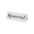 Reserved Table Sign Plastic Individual 