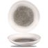 Churchill Studio Prints Raku Quartz Black Organic Round Bowl 25.3cm 110cl (Pack of 12)