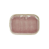 Terra Porcelain Rose Pink Rectangular Plates 24x16.5cm/9.5x6.5