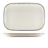 Terra Stoneware Sereno Grey Rectangular Plate 34.5 x 23.5cm (Pack of 6)