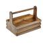 Rustic Wooden Table Caddy 24.5 x 16.5 x 18cm