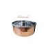 Copper Thali 34cm With 4 Copper Ramekins/Katoris