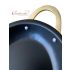 Stainless Steel Black Oval Serving Dish 8