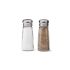 90ml Round Glass, Salt Or Pepper Stainless Steel Top (Set Of2)