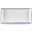 Churchill Stonecast Hints Indigo Blue Rectangle Buffet Tray 14.5 x 30cm (Pack of 6)