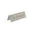 No Smoking Table Sign Stainless Steel 