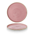Churchill Stonecast Petal Pink Chefs' Walled Plate 26cm (10.25