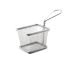 Serving Fry Basket Rectangular 12.5 X 10 X 8.5cm - Pack of 6