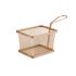 Copper Serving Fry Basket Rectangular 12.5 x 10 x 8.5cm - Pack of 6