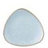 Churchill Stonecast Duck Egg Blue Triangle Plate 10.5