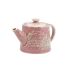 Terra Porcelain Rose Pink Teapot 500ml/17.6oz - Pack of 6