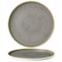 Churchill Stonecast Peppercorn Grey Chefs' Walled Plate 10.25