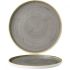 Churchill Stonecast Peppercorn Grey Chefs' Walled Plate 10.75