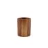 Acacia Wood Cutlery Cylinder/Caddy 10 x 13cm 