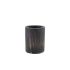 Black Wash Acacia Wood Cutlery Cylinder/Caddy 10 x 13cm