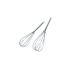 Stainless Steel Economy Duty Wire Balloon Whisks-20cm / 8
