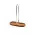 Acacia Wood Salt & Pepper Grinder Stand 17 x 8cm